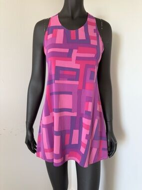 300. Alice + Olivia Rowan racerback silk mini dress